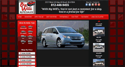 Desktop Screenshot of bigwillsauto.com